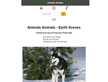 Tablet Screenshot of animalsprints.com